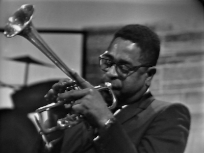 Trumpeter Dizzy Gillespie.
