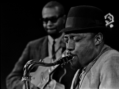 Two jazz musicians on Frankly Jazz.