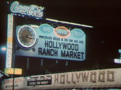 Sign for the Hollywood Ranch Market