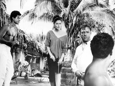 Actors Ava Gardner and Richard Burton.