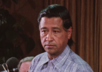Cesar Chavez, 1974
