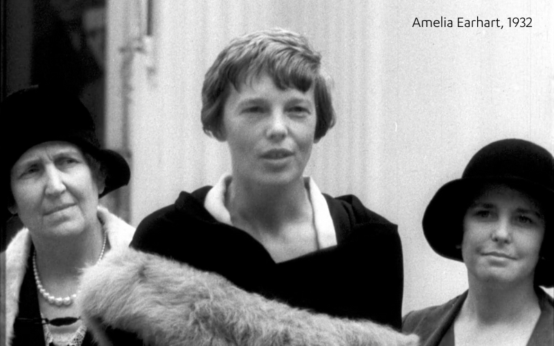 Amelia Earhart in 1932.