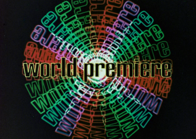 A kaleidoscopic graphic that reads "World Premiere."