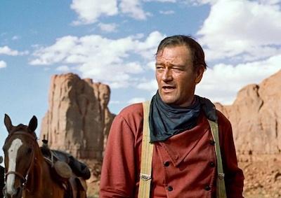 Actor John Wayne.