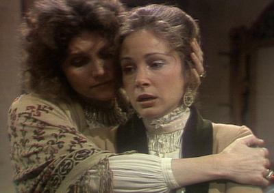Frances Lee McCain and Pamela Bellwood in "The War Widow"