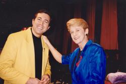 In the Life host Garrett Glaser (left) and associate producer R. Katherine Brady. Ep. 203. 1992. Credit: Charles Ignacio.