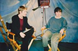 In the Life host Katherine Linton (left) interviews film producer Christine Vachon about "Stonewall" the film. Ep. 505. 1996. Credit: Charles Ignacio.